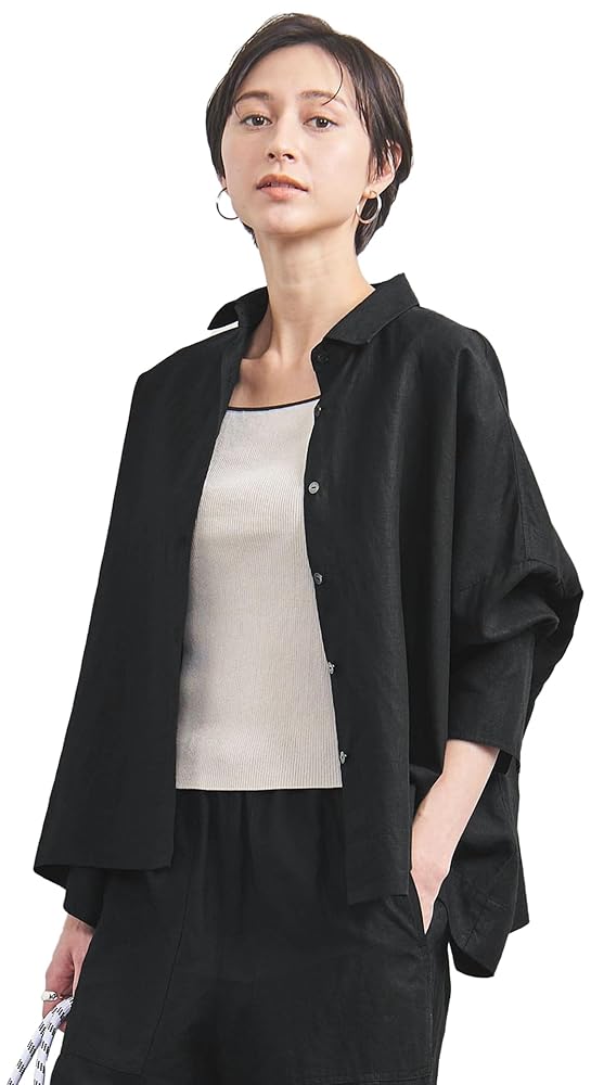 【新品未使用】UNITED ARROWS リネンドルマンシャツ UNITED ARROWS ブラウス シャツ リネン ドルマン レディース